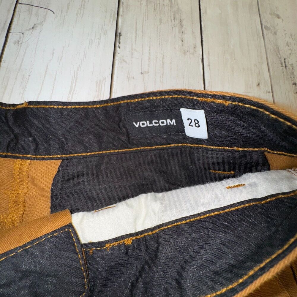 Volcom Hybrid Shorts Mens 28 Waist Surf Turf Copper Performance Active Quick Dry - Picture 5 of 8
